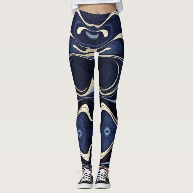 Välkomna blandningar med modern behance leggings (Framsida)