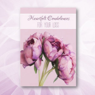 Välkomna blommigt - kondoleanser till gratulations kort