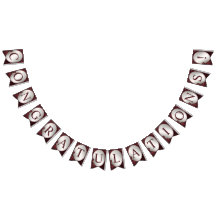 Välkomna Bröllopsfest Monogram Red Rosa Flowers