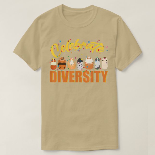 Välkomna Diversity Cute Diversity Environment Gui T Shirt (Design framsida)
