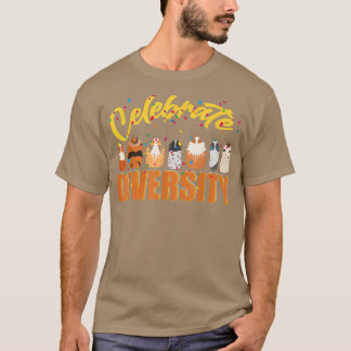 Välkomna Diversity Cute Diversity Environment Gui T Shirt
