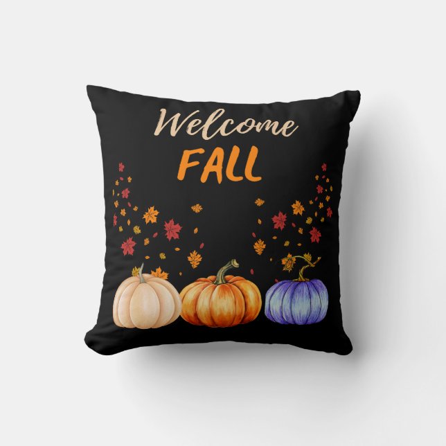 VÄLKOMNA FALL-VIBES KUDDE (Framsida)