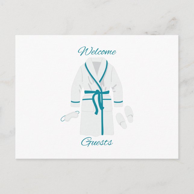 Välkomna Gäster Vykort (Framsida)