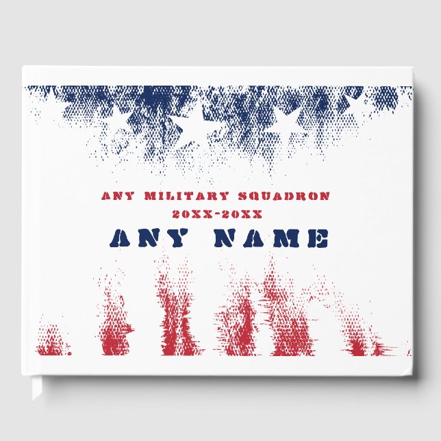 Välkomna Hem-militärområdet Squadron Gästböcker (Framsida)