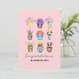 Välkomna hem till nya husägare kort