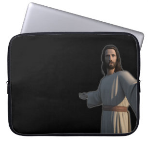 Välkomna Jesus Kristus Kristus kyrka Laptop Fodral