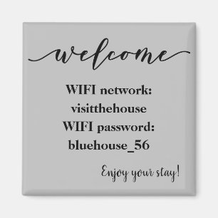 Välkomna Magnet Vacation Rental-WiFi-lösenord