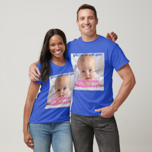 Välkomna min Cute Baby Shower T-Shirt