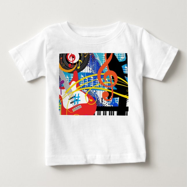 Välkomna musik t shirt (Framsida)