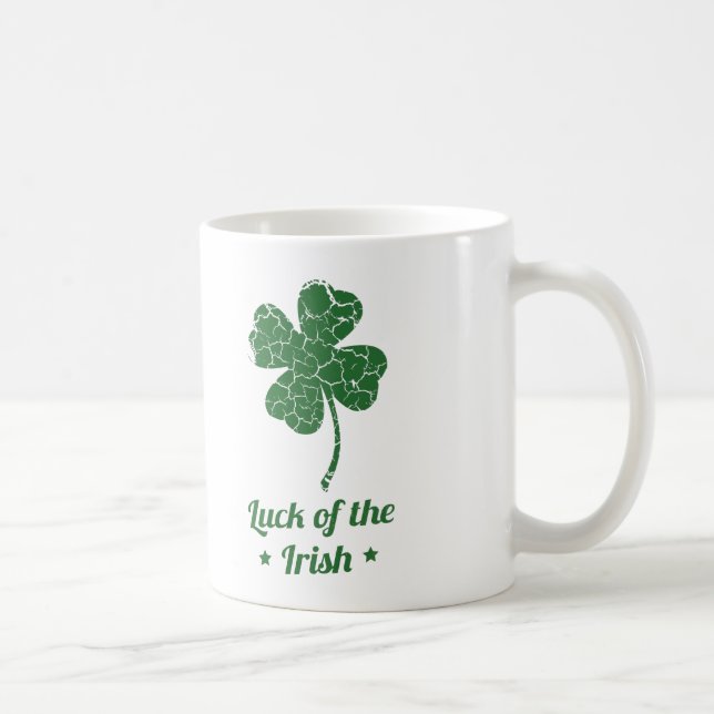 Välkomna patrioter, lyckligt lottade klöver kaffemugg (Höger)