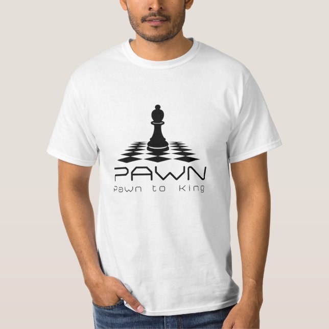 Välkomna strategi med schackkonst t shirt (Framsida)