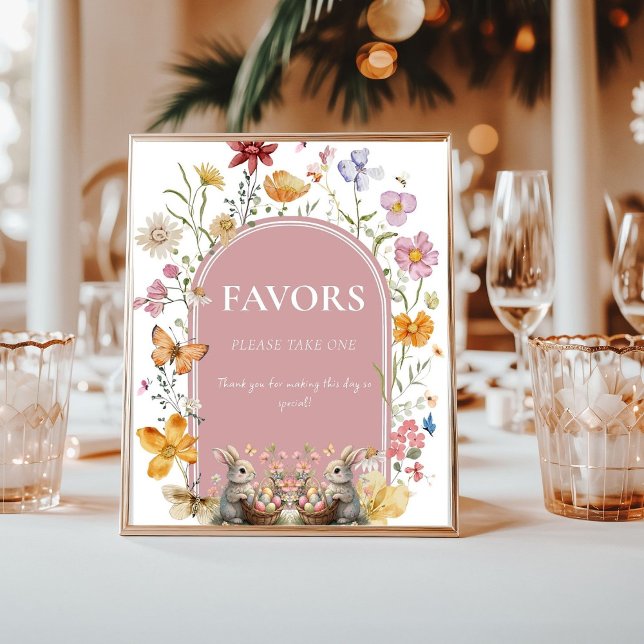 Välkomna till Baby Shower på Påsk-blomman Poster (Skapare uppladdad)