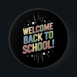 Välkomna till Back to school Lärare Första skoldag Knapp<br><div class="desc">Välkomna till Back to school Lärare Första skoldagen</div>