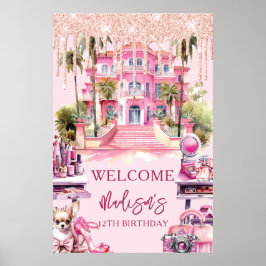 Välkomna till Birthday Glam Makeup Poster