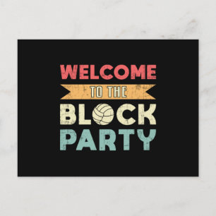 Välkomna till Blocket Party Boll Vykort