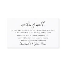 Välkomna till bröllopsinbjudan Honeymoon Gift