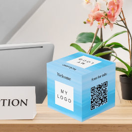 Välkomna till Business logotyp QR-kodmenyn Sea bor