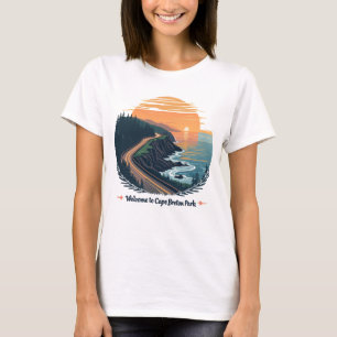 Välkomna till Cape Breton Highlands nationalpark T Shirt