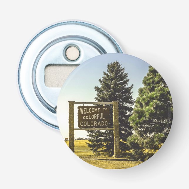 Välkomna till Colorful Colorado Flasköppnare (Framsidan)