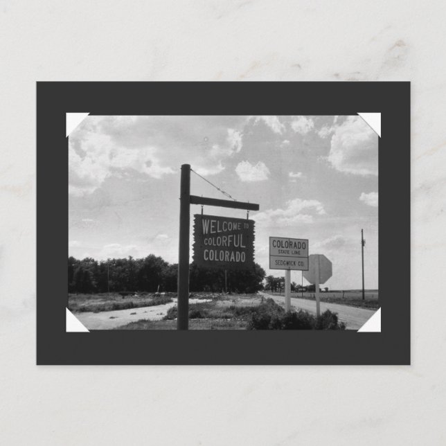 Välkomna till Colorful Colorado Vykort (Framsida)