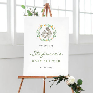 Välkomna till Cute Sleeping Raccoon Wand Baby Show Poster
