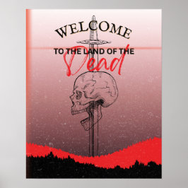 Välkomna till de dödas land poster