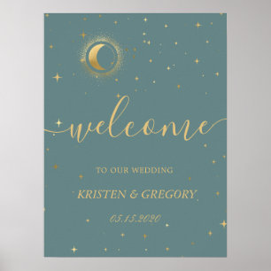 Välkomna till den berömda midnattskampen i guld Br Poster
