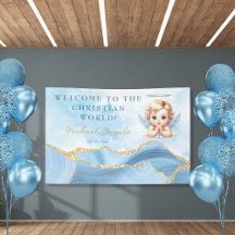 Välkomna till den kristna världspojken Baptism