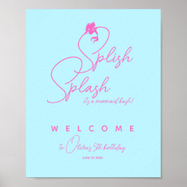 Välkomna till den minimalistiska sommarflickan Sjö Poster