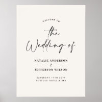 Välkomna till den moderna typografin bröllop i brö