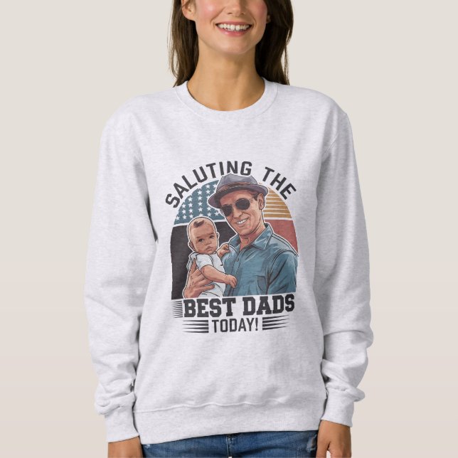 Välkomna till det bästa Pappor i dag - Lycklig Far T Shirt (Framsida)