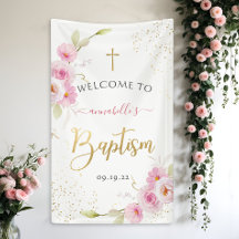 Välkomna till elegantens Blommigt Girl Baptism