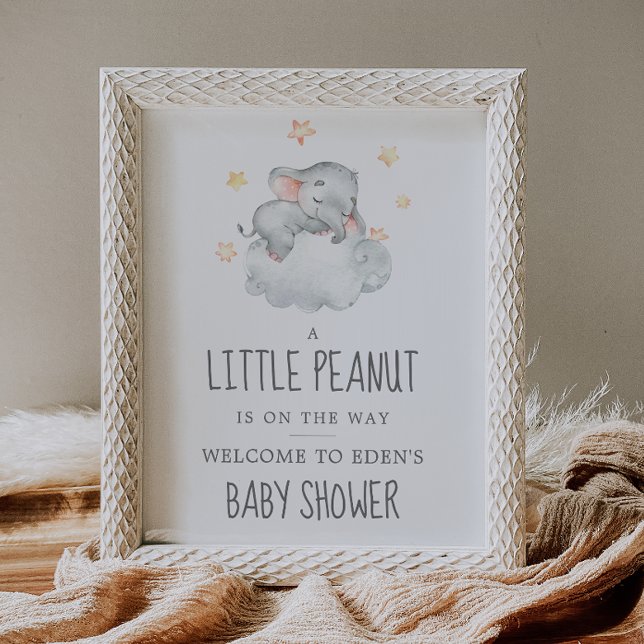 Välkomna till Elephant Girl Little Peanut Baby Sho Poster (Skapare uppladdad)