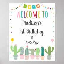 Välkomna till Fiesta Cactus Girl Birthday