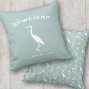 Välkomna till floden Heron Regional locale decor Kudde