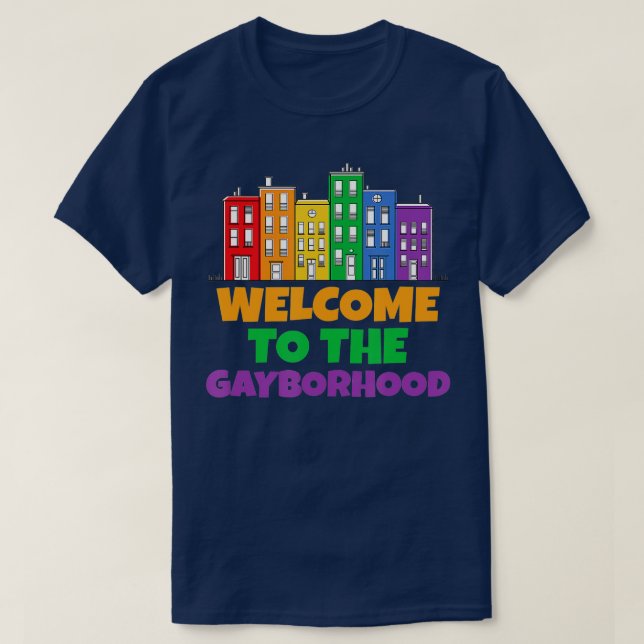 Välkomna till Gayborthushuvudets nuny LGB-Pridet R T Shirt (Design framsida)