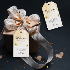 Välkomna till Golden Hour Grace & Blommigt Bröllop Presentetikett