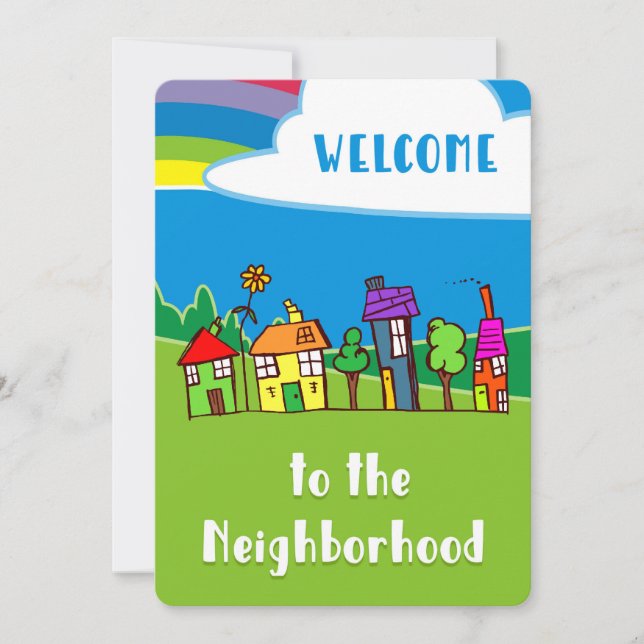 Välkomna till grannländernas jutehus kort (Framsida)