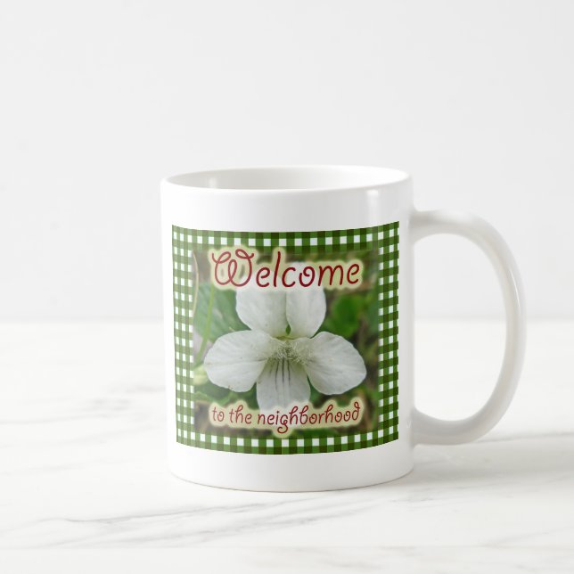 Välkomna till Grannskapsvåldet Vita våldet Kaffemugg (Höger)
