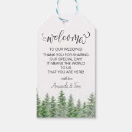 Välkomna till Grey Gräs Träd Calligraphy Bröllop Presentetikett