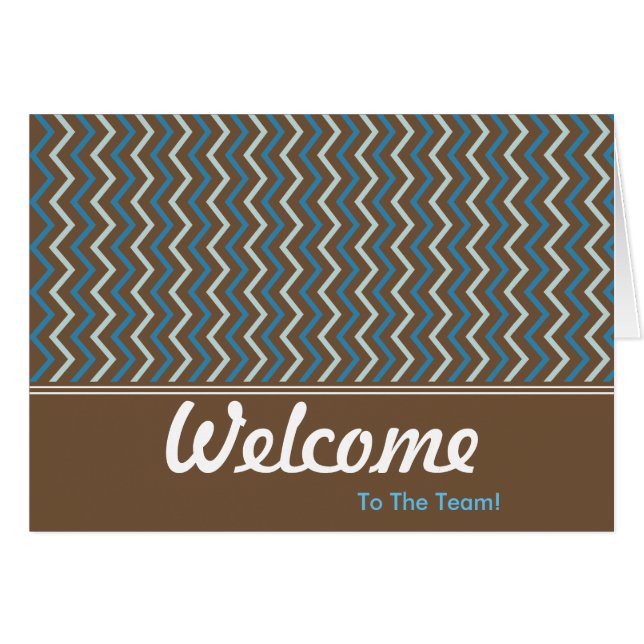 Välkomna till gruppkortet för den färgstarka chauf hälsningskort (Framsidan Horizontal)