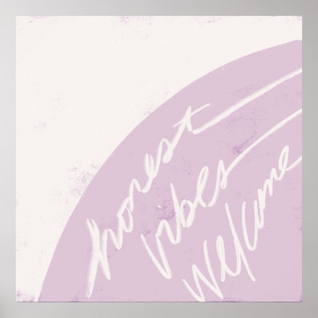 Välkomna till Heest Vibes - Lavender Poster (Framsidan)