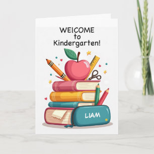 Välkomna till Kindergarten från Lärare Personalize Kort