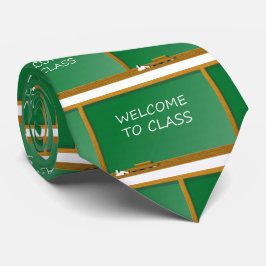 Välkomna till klass för skollärare slips