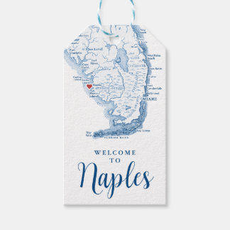 Välkomna till Neapel Florida WedbröllopFavor Presentetikett