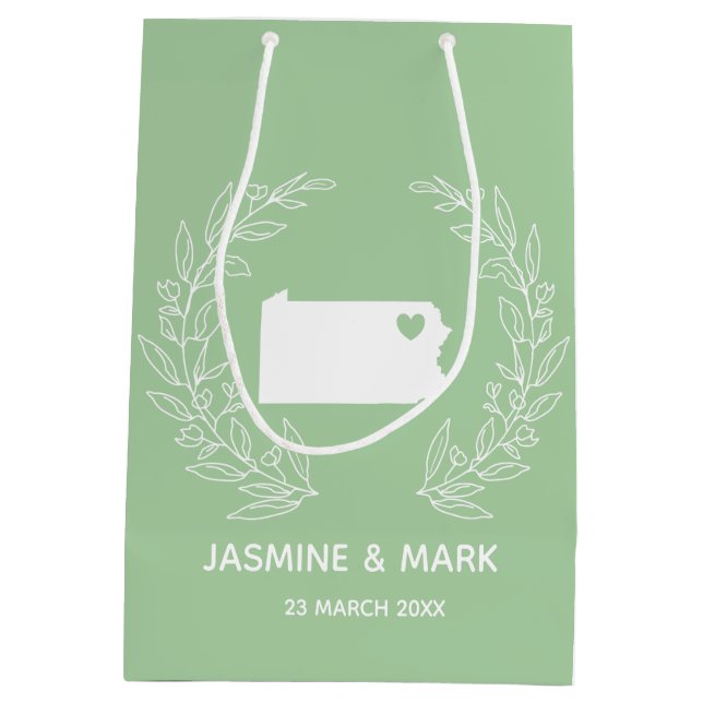 Välkomna till Pennsylvanias bröllop gynnar anpassn (Baksidan)