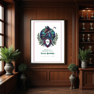 Välkomna till Preppy Equestrian Baby Shower Poster