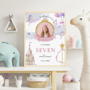 Välkomna till prinsessan Fairytale Girl's Photo Bi Poster