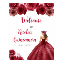 Välkomna till prinsessan i Red Dress Quinceanera