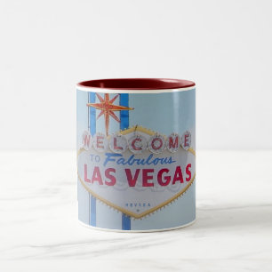 Välkomna till sagolika Las Vegas två tonar mugge Två-Tonad Mugg